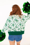 Brianna Cannon • BAYLOR FLORAL TOILE SWEATSHIRT