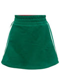 Brianna Cannon Green and White Stripe Skirt/Skort