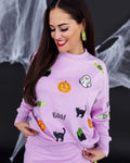 Brianna Cannon • Lavender Spooky Season Sweatshirt