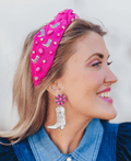 Brianna Cannon - Let's Go Girls Boot Earrings in Pink