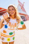Brianna Cannon Whataburger Day Dot Top