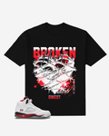G West Broken Heart Oversized T-Shirt Mens