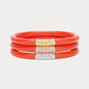 Budhagirl Three Kings All Weather Bangles® (AWB®) - Coral