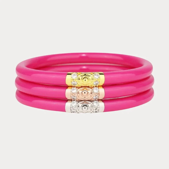 Budhagirl Three Kings All Weather Bangles® (AWB®) - Epic Pink
