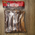 Cadet Pressed Beef Hide Dog Bones — 8 Inch Long-Lasting Rawhide Chews (Best By 9/2026)