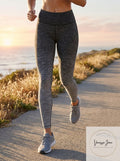 Ideology Gradient Ankle Leggings, Black / White Ombre