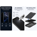 2 Pack Privacy Tempered Glass Screen Protector Compatible with iPhone 17 Pro, Anti-Spy, 9H Hardness, Anti-Scratch, Case Friendly, Bubble-Free Installation