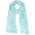 Calvin Klein Chain-Print Chiffon Oblong Scarf