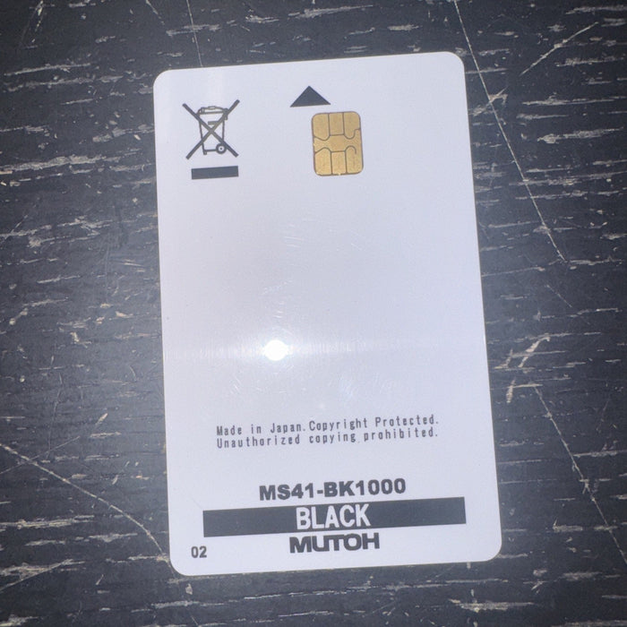 Mutoh MS41 Ink Smart Chip Card, Black