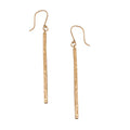 HAMMERED STICK EARRINGS