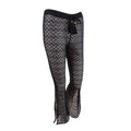 Miken Black Caviar Kick-Slit Cover-Up Pants, Us X-Small