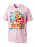 Disney the Group Mens Graphic Classic Fit T-Shirt - Soft Pink, Size Small