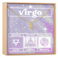 Celestial Virgo Zodiac Necklace