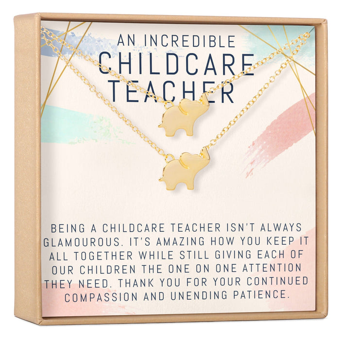Childcare Teacher Necklace, Multiple Styles Jewelry