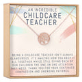 Childcare Teacher Necklace, Multiple Styles Jewelry