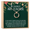 Christmas Gift for Art Teacher Linked Circles Necklace