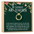 Christmas Gift for Art Teacher Linked Circles Necklace