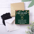 Christmas Gift for Aunt Linked Circles Earring and Necklace Jewelry Set