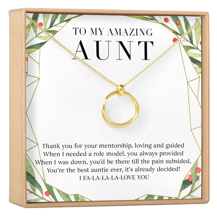 Christmas Gift for Aunt Necklace, Multiple Styles