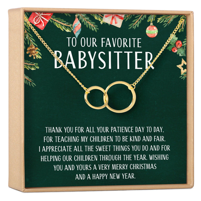 Christmas Gift for Babysitter Necklace, Multiple Styles