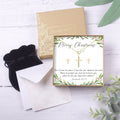 Christmas Gift for Christian  Cross earring and Necklace Set Jewelry Set