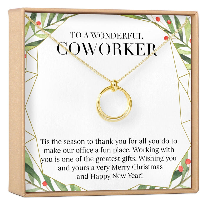 Christmas Gift for Coworker Necklace, Multiple Styles