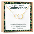 Christmas Gift for Godmother Necklace, Multiple Styles
