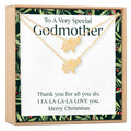 Christmas Gift for Godmother Necklace, Multiple Styles