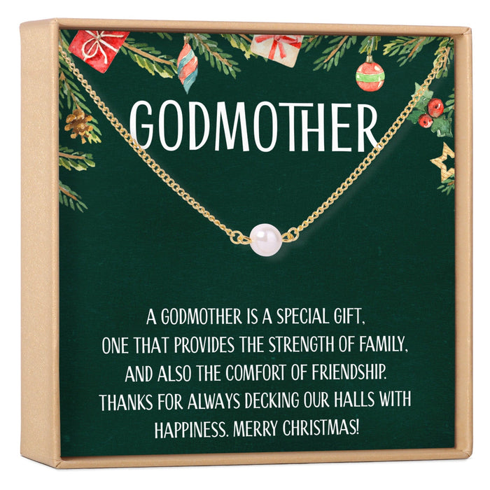 Christmas Gift for Godmother Necklace, Multiple Styles