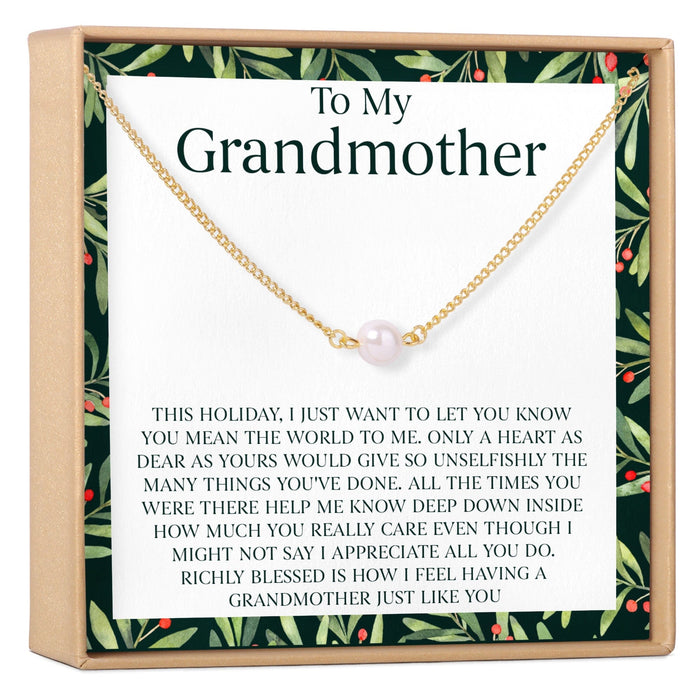 Christmas Gift for Grandmother Necklace, Multiple Styles