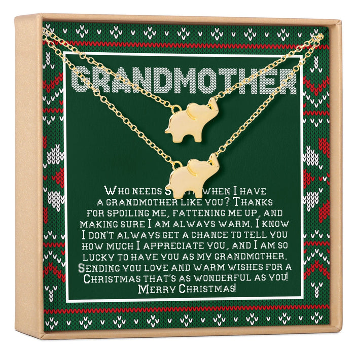 Christmas Gift for Grandmother Necklace, Multiple Styles