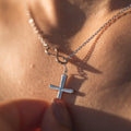 Christmas Gift for Great Grandma Infinity Cross  Necklace