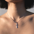 Christmas Gift for Great Grandma Infinity Cross  Necklace