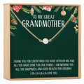 Christmas Gift for Great Grandma Pearl Necklace