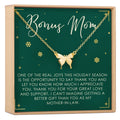 Christmas Gift for Mother in Law Butterfly Pendant Necklace