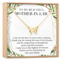 Christmas Gift for Mother in Law Butterfly Pendant Necklace