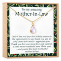 Christmas Gift for Mother in Law Gemstone Necklace