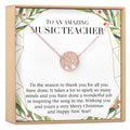 Christmas Gift for Music Teacher Necklace, Multiple Styles