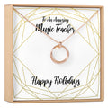 Christmas Gift for Music Teacher Necklace, Multiple Styles