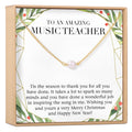 Christmas Gift for Music Teacher Necklace, Multiple Styles
