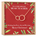 Christmas Gift for Music Teacher Necklace, Multiple Styles