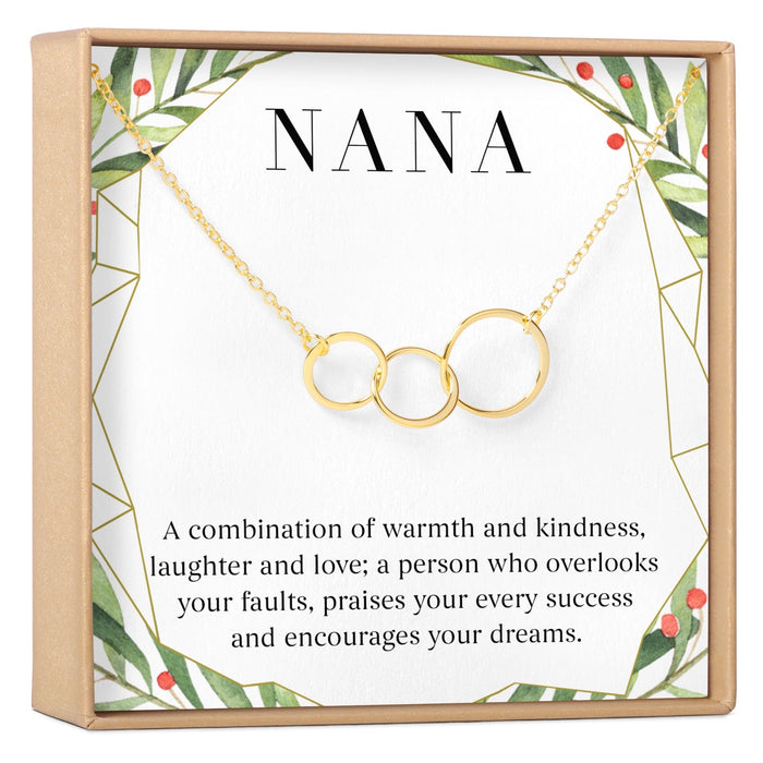 Christmas Gift For Nana Necklace, Multiple Styles