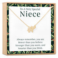 Christmas Gift for Niece Elephant Pendant Necklace