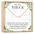 Christmas Gift for Niece Pearl Necklace