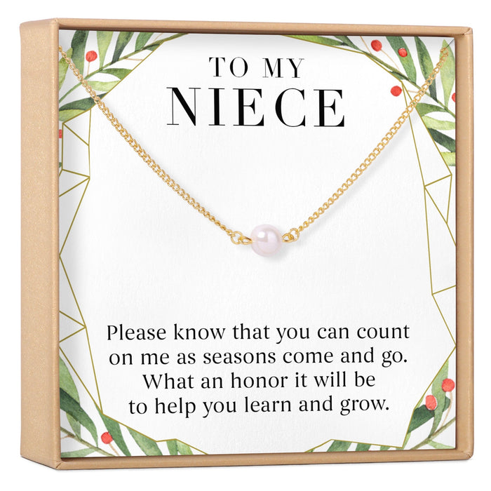 Christmas Gift for Niece Pearl Necklace