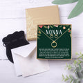 Christmas Gift for Nonna Linked Circles Earring and Necklace Jewelry Set
