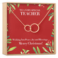 Christmas Gift for Teacher Necklace, Multiple Styles