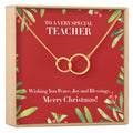 Christmas Gift for Teacher Necklace, Multiple Styles