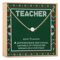 Christmas Gift for Teacher Necklace, Multiple Styles