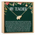 Christmas Gift for Teacher Necklace, Multiple Styles